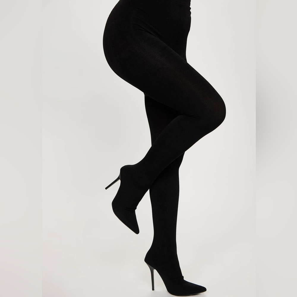 Fashion Nova Black Heeled Boots